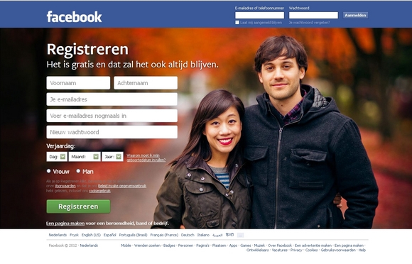 Facebook kijkrichting